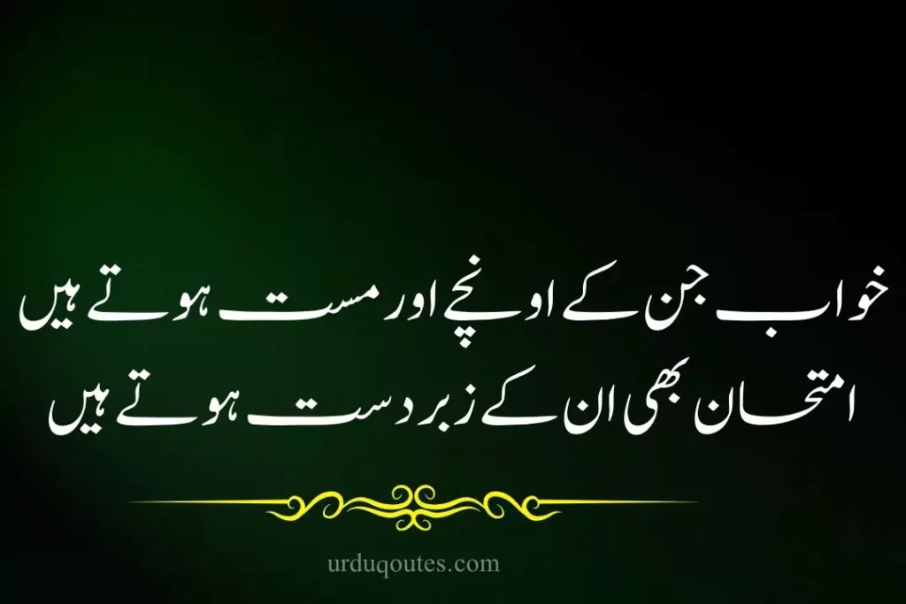 Motivational Quotes in Urdu