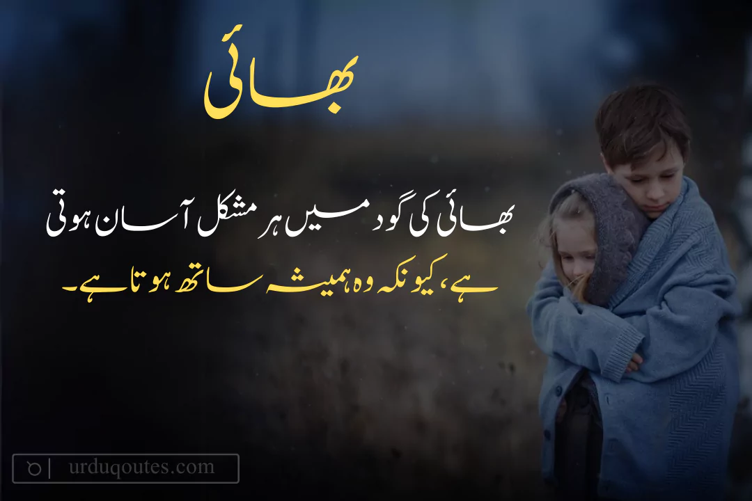 Top 20 Brother Quotes in Urdu | Best For Sister Brother