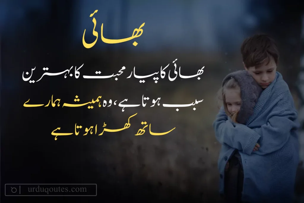 Quotes for Brother in Urdu