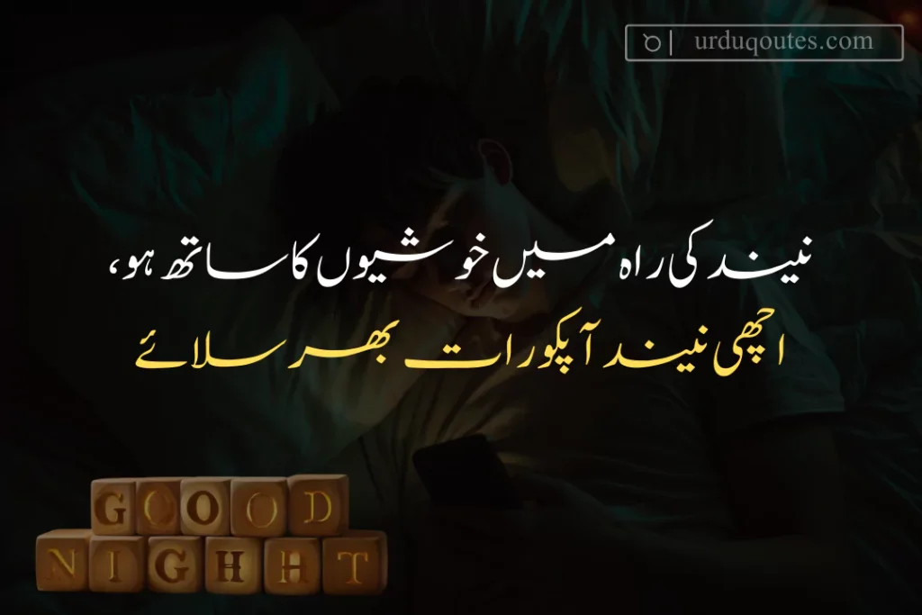 Good Night Quotes In Urdu