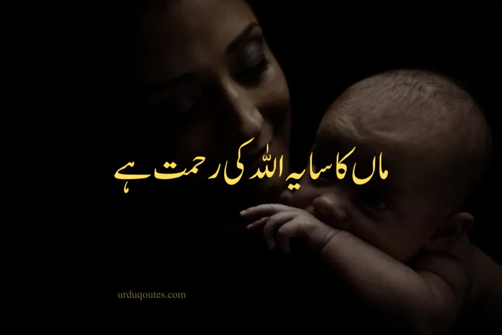 Lines for Mother in Urdu